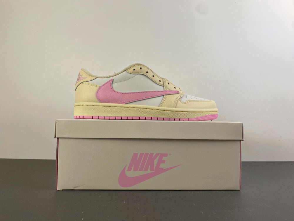 Air Jordan 1 Low x Travis Scott Shy Pink