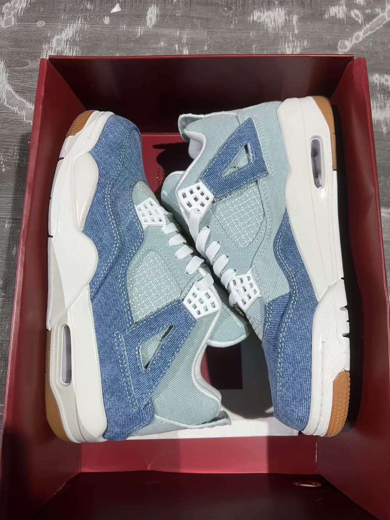 Air Jordan 4 Denim "Worn Blue”