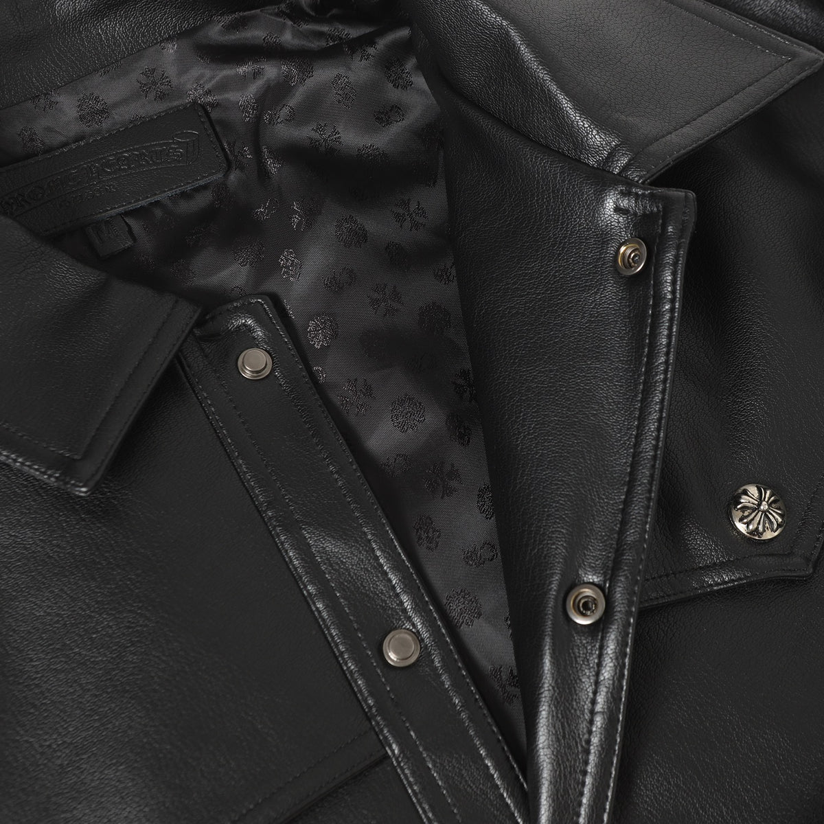 🖤 Chrome Hearts — Chamarra de Cuero Premium
