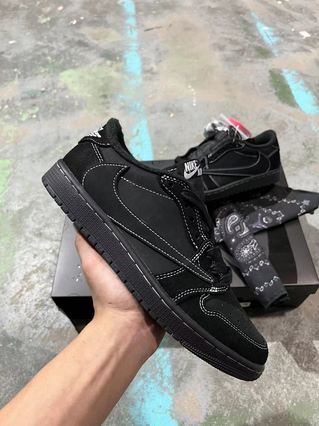 Air Jordan 1 Low x Travis Scott Phantom