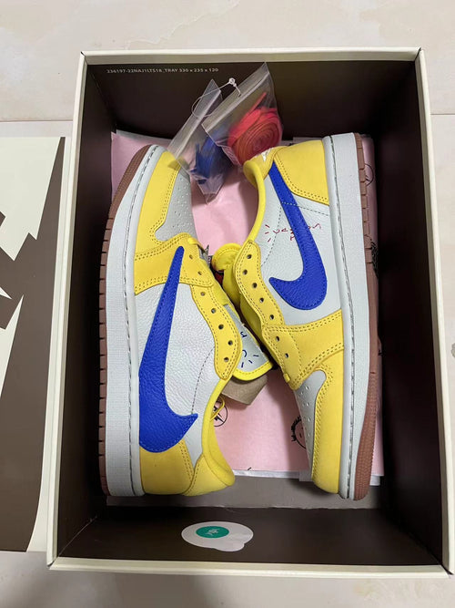Air Jordan 1 Low x Travis Scott Canary
