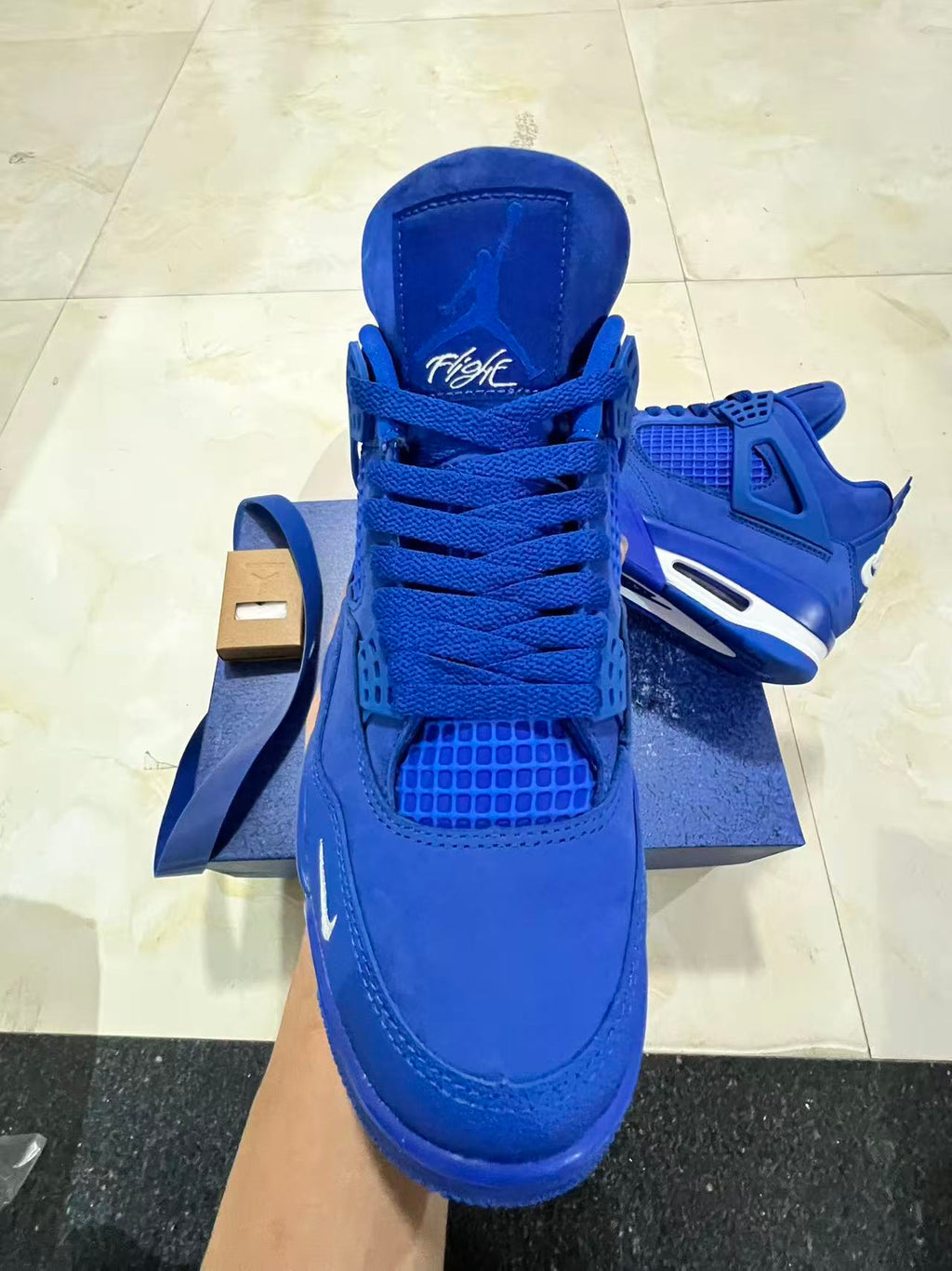 Air Jordan 4 Nigel Silvestre azul