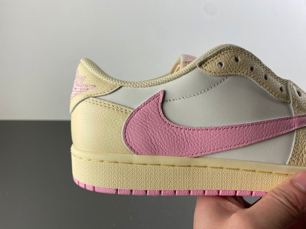 Air Jordan 1 Low x Travis Scott Shy Pink