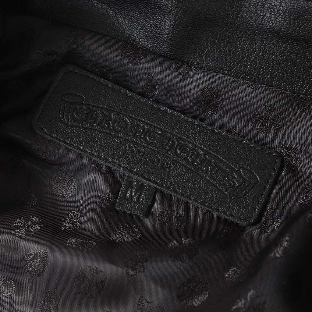 🖤 Chrome Hearts — Chamarra de Cuero Premium