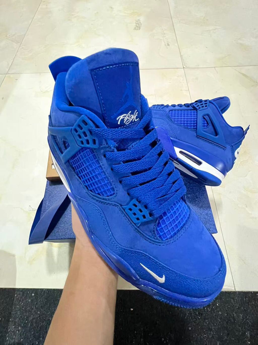 Air Jordan 4 Nigel Silvestre azul