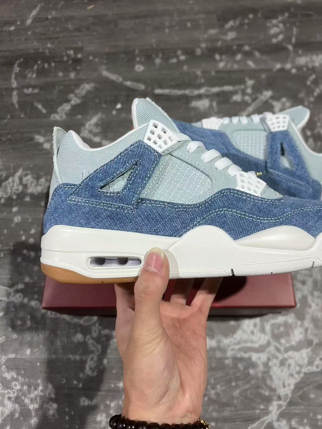 Air Jordan 4 Denim "Worn Blue”