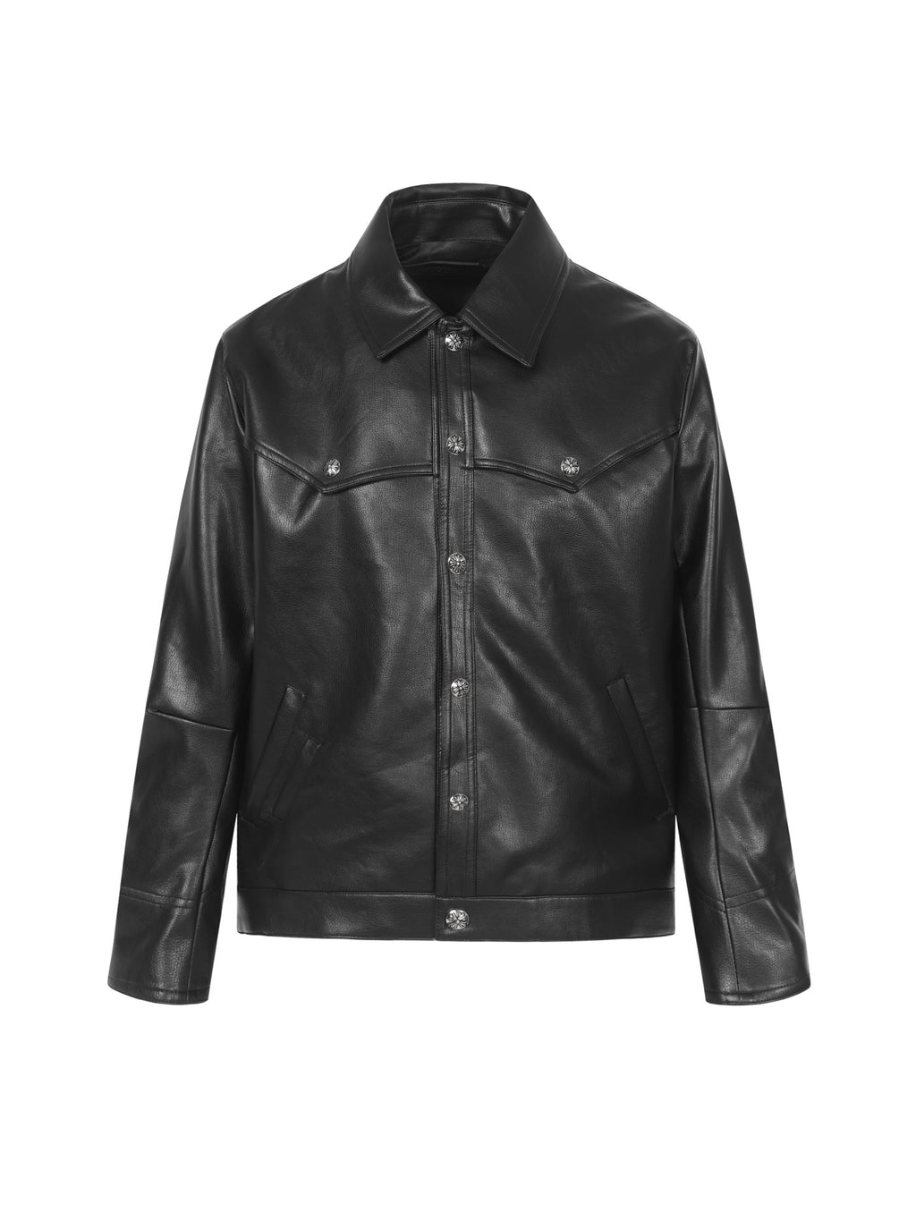 🖤 Chrome Hearts — Chamarra de Cuero Premium