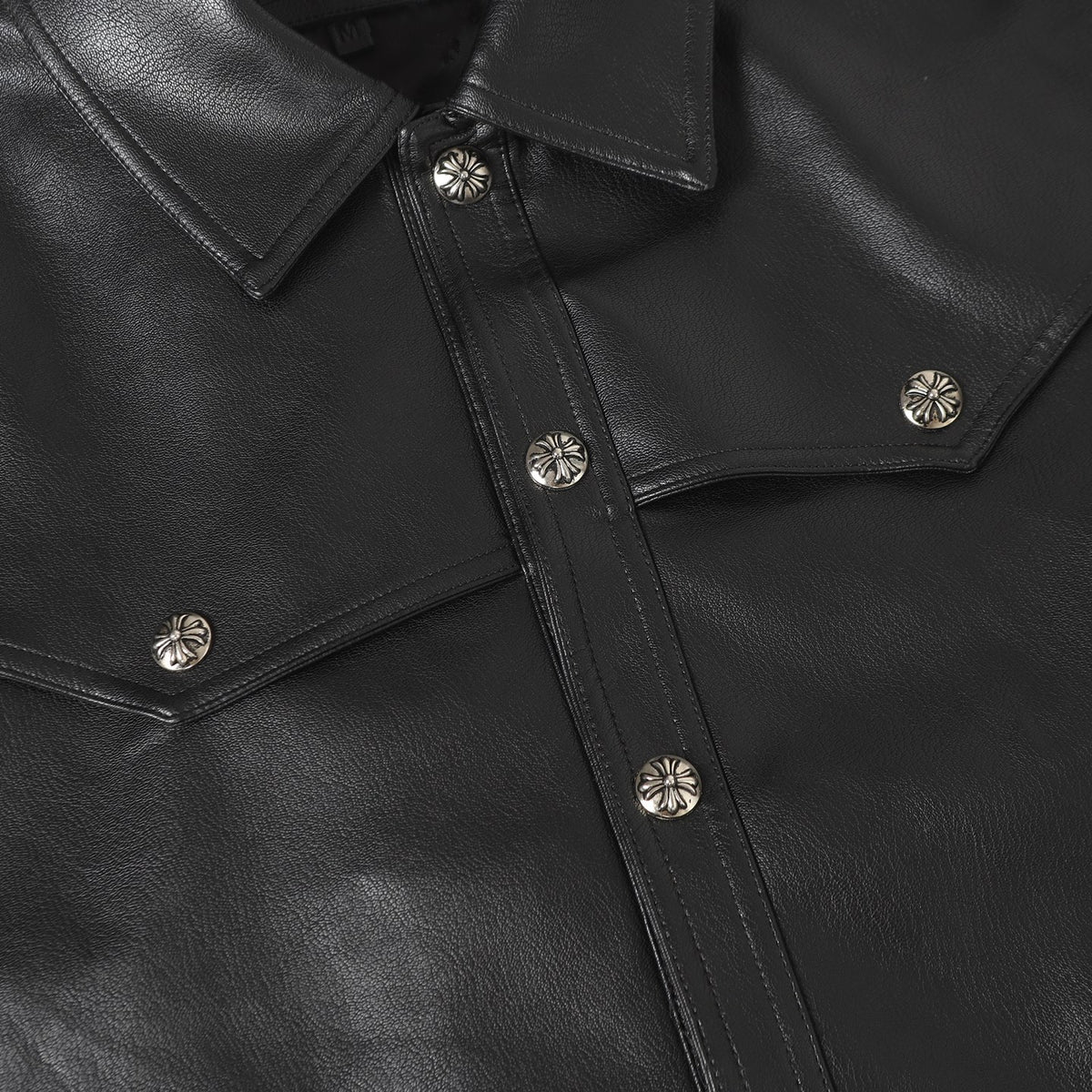 🖤 Chrome Hearts — Chamarra de Cuero Premium