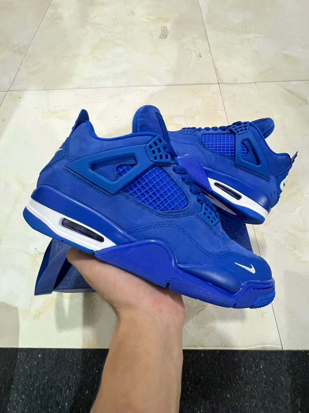 Air Jordan 4 Nigel Silvestre azul