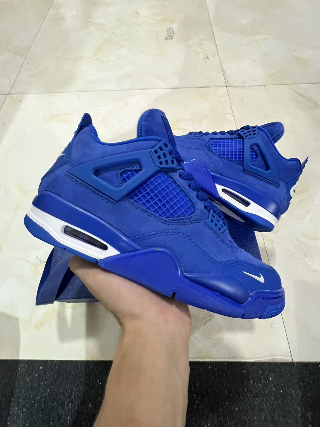 Air Jordan 4 Nigel Silvestre azul