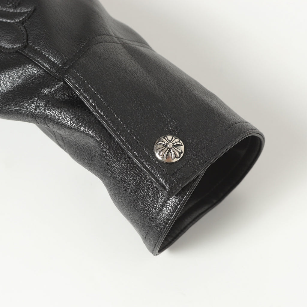 🖤 Chrome Hearts — Chamarra de Cuero Premium