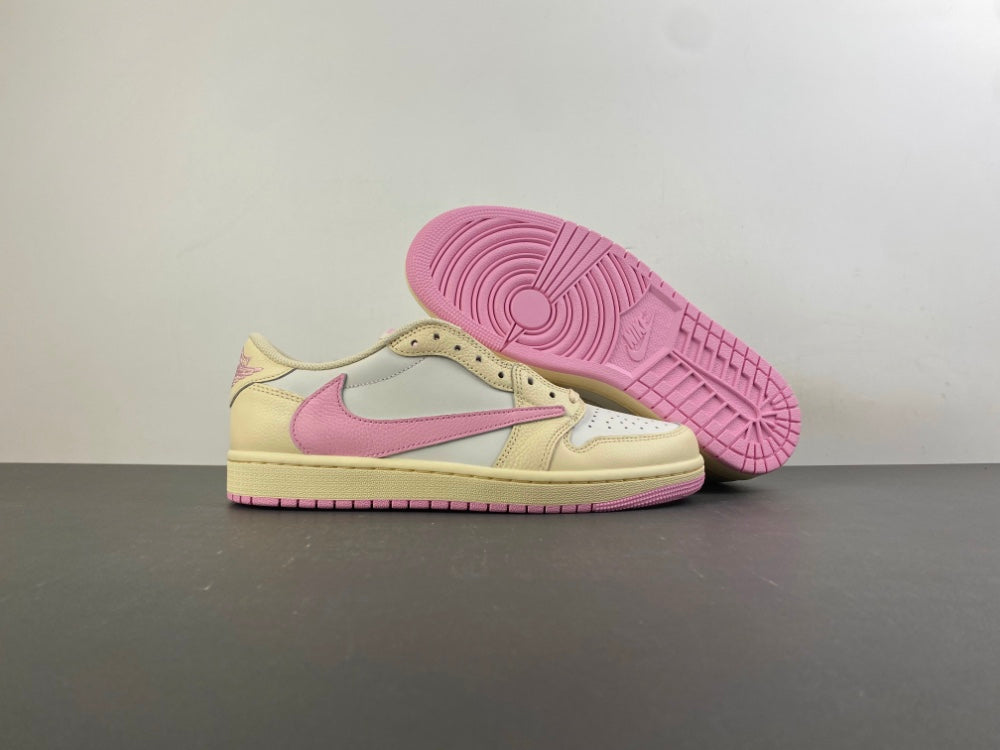 Air Jordan 1 Low x Travis Scott Shy Pink