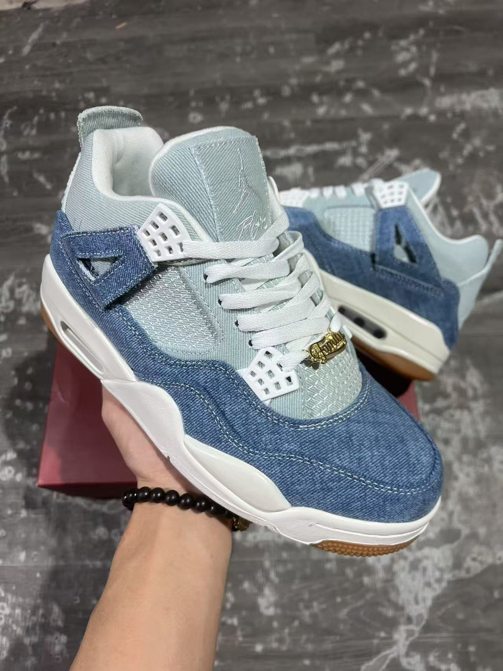 Air Jordan 4 Denim "Worn Blue”
