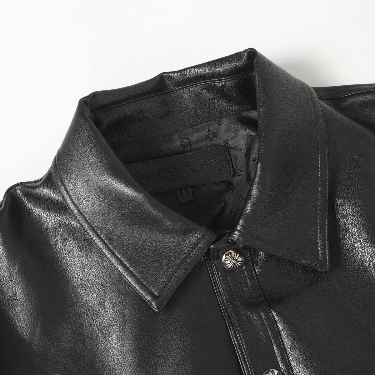 🖤 Chrome Hearts — Chamarra de Cuero Premium