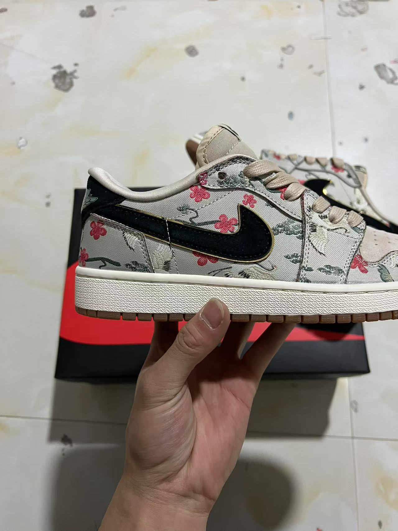 Air Jordan 1 Retro Low OG "Cranes"