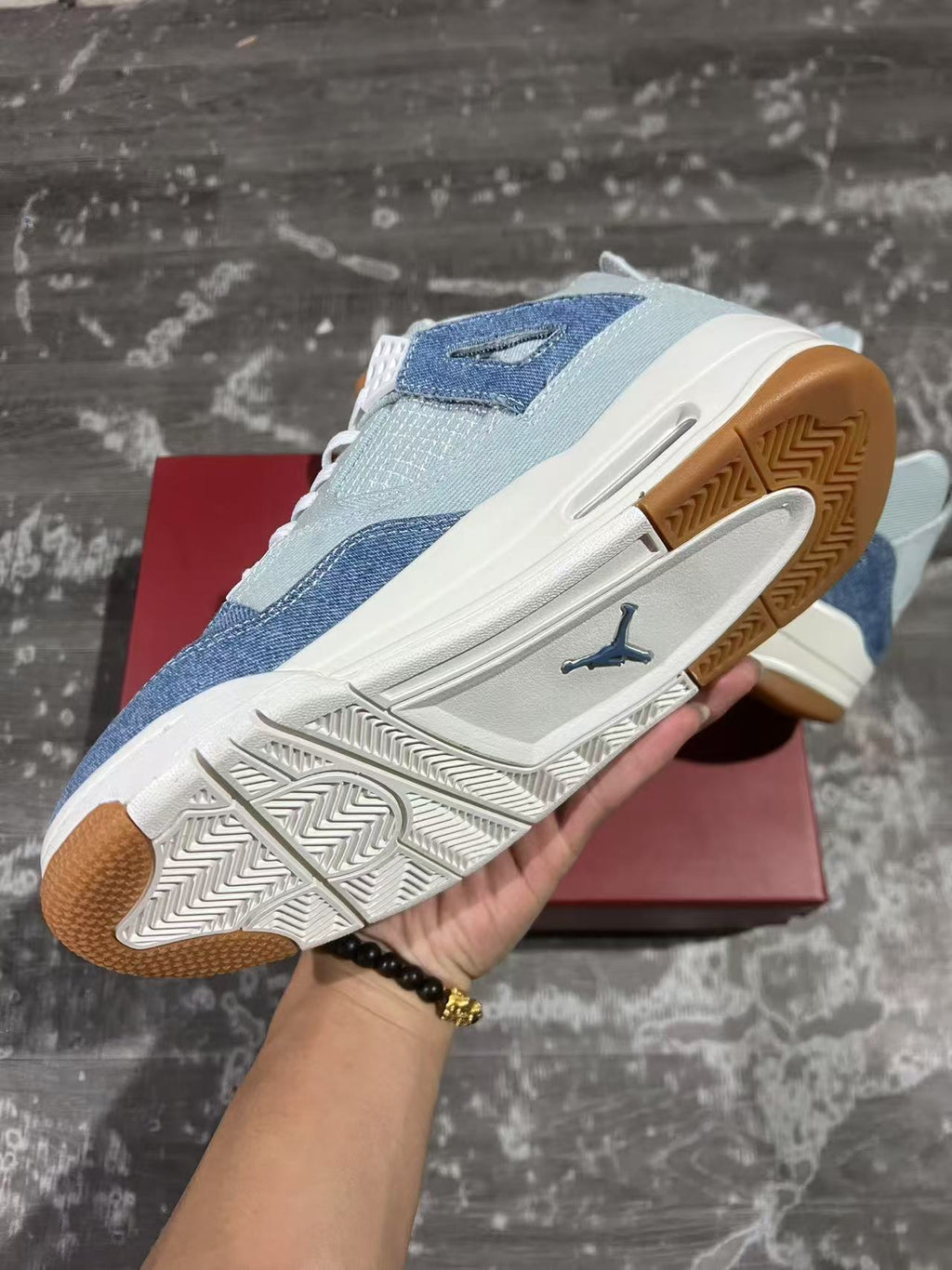 Air Jordan 4 Denim "Worn Blue”