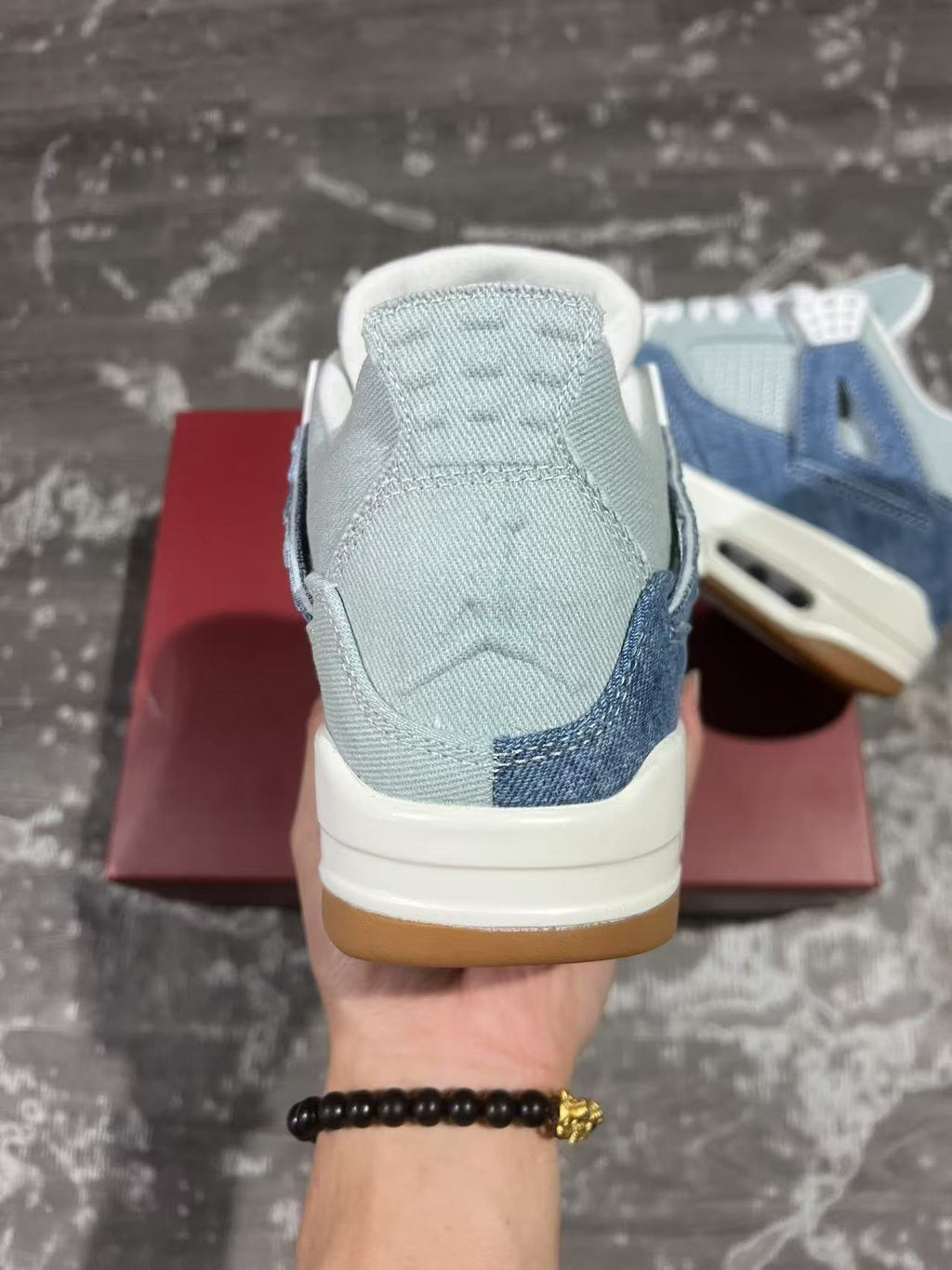 Air Jordan 4 Denim "Worn Blue”
