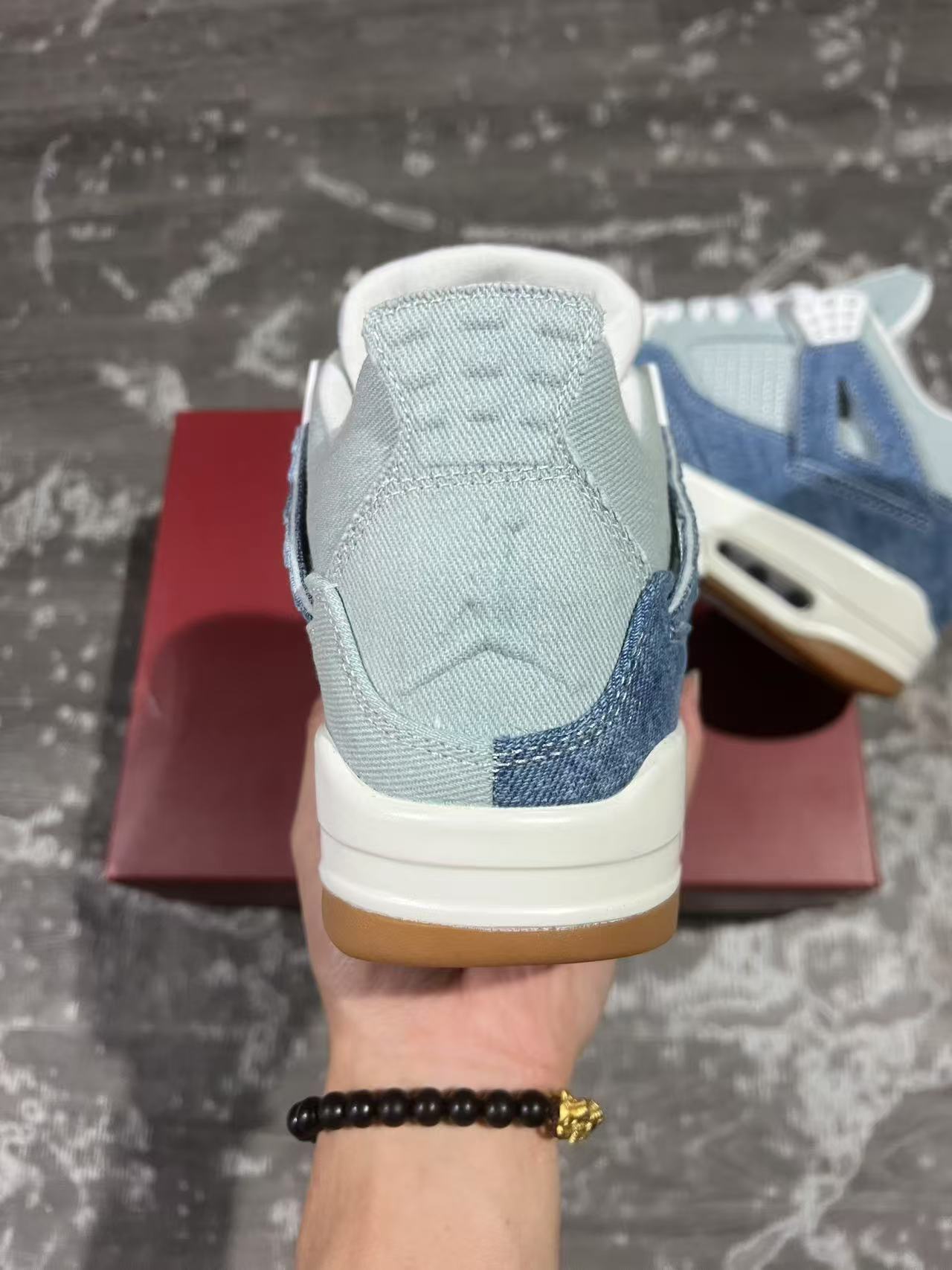 Air Jordan 4 Denim "Worn Blue”