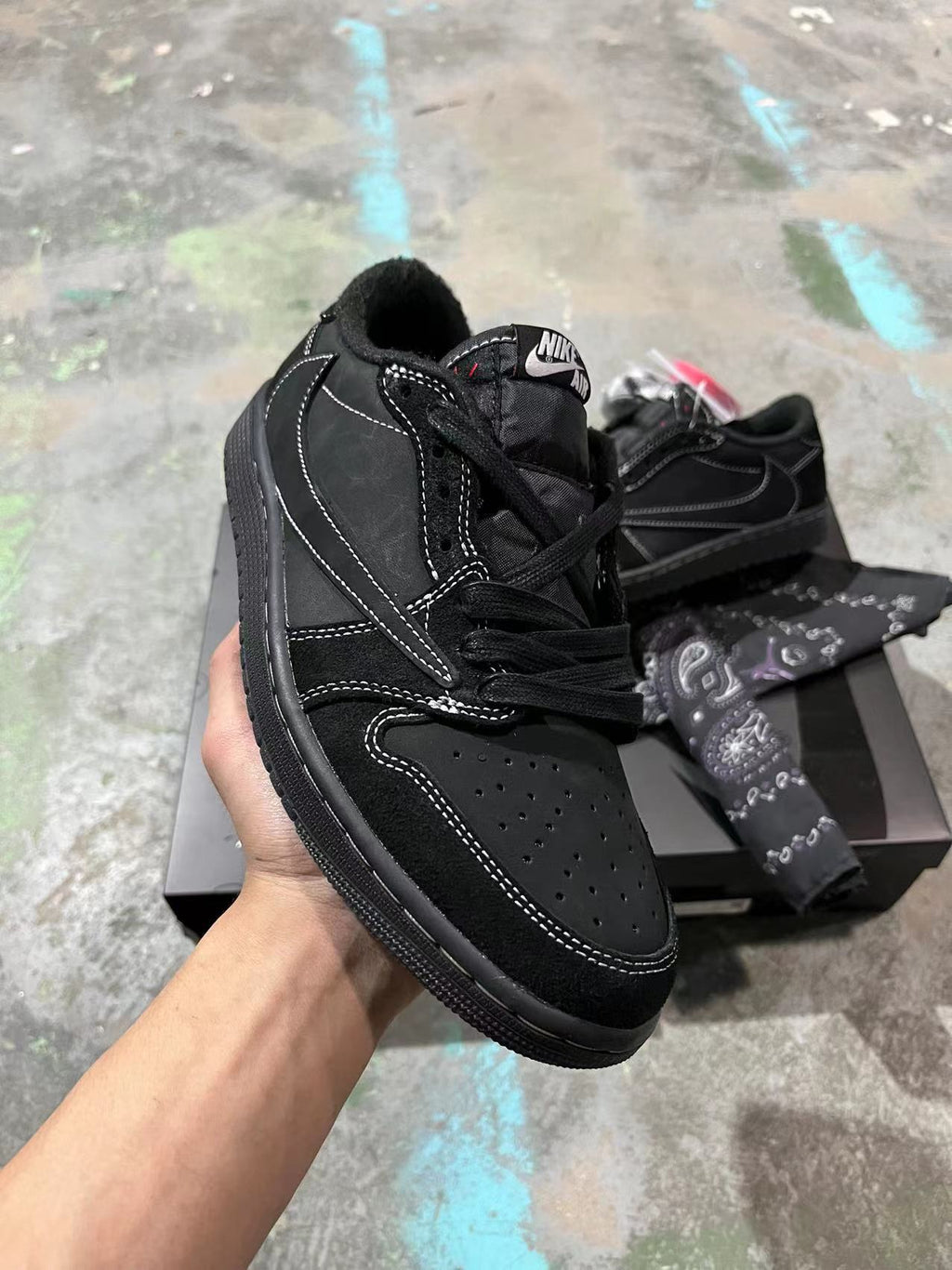 Air Jordan 1 Low x Travis Scott Phantom