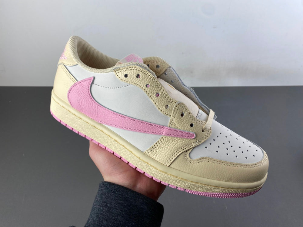Air Jordan 1 Low x Travis Scott Shy Pink
