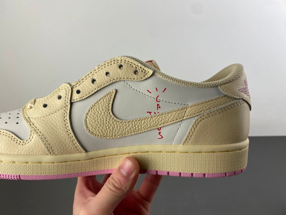 Air Jordan 1 Low x Travis Scott Shy Pink