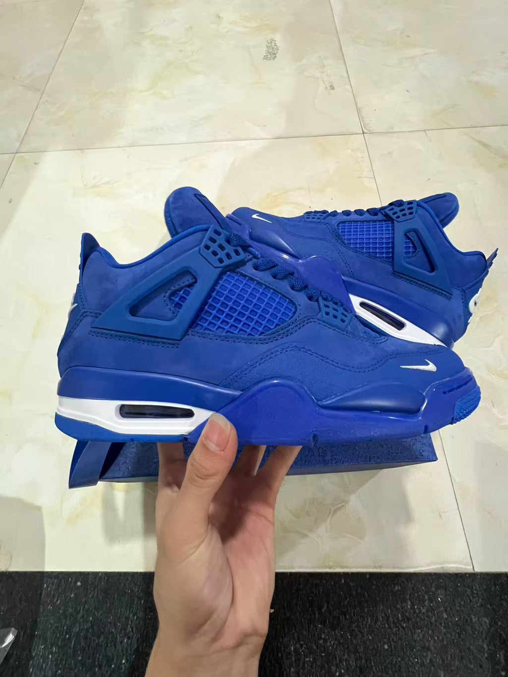 Air Jordan 4 Nigel Silvestre azul