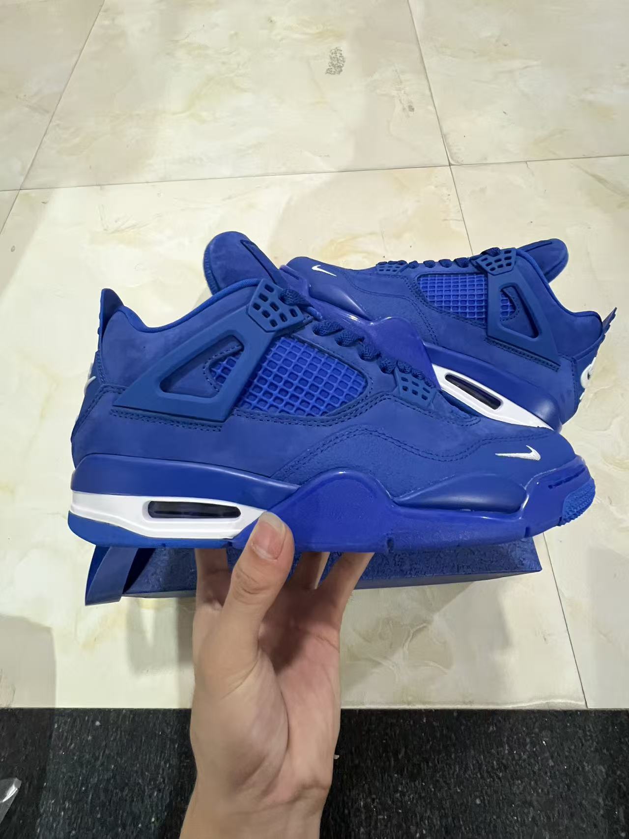 Air Jordan 4 Nigel Silvestre azul