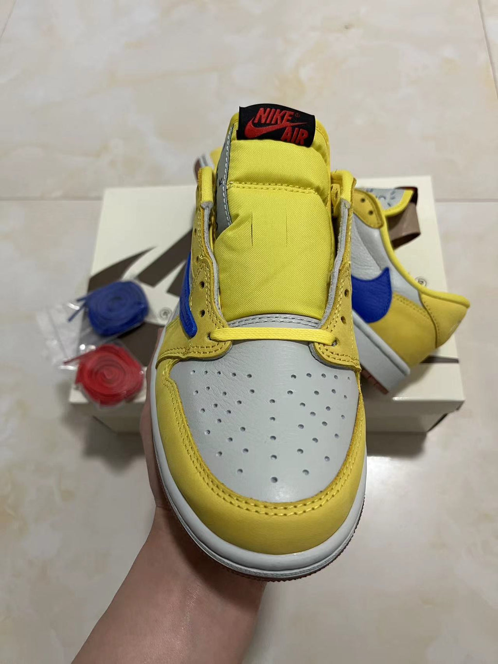 Air Jordan 1 Low x Travis Scott Canary