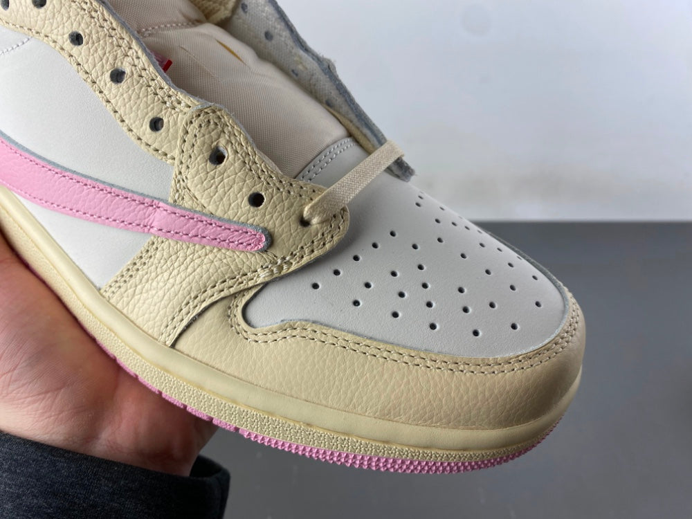 Air Jordan 1 Low x Travis Scott Shy Pink