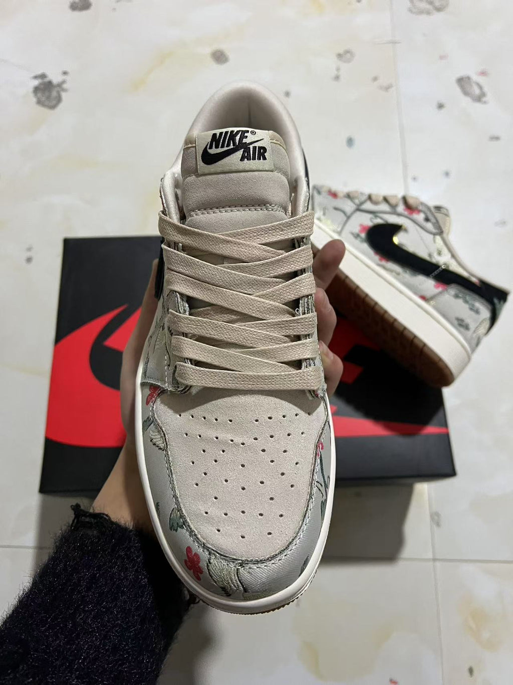 Air Jordan 1 Retro Low OG "Cranes"