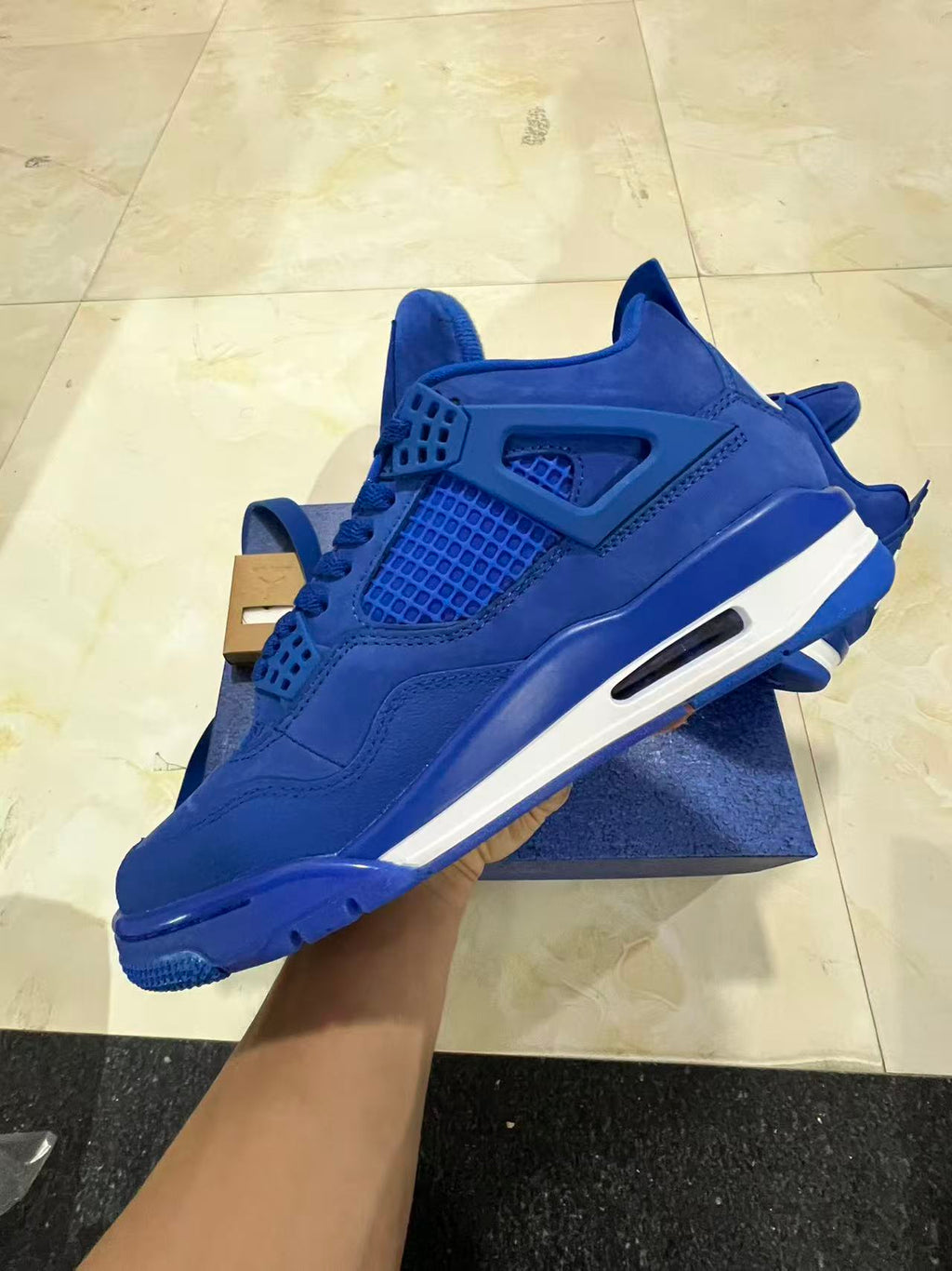 Air Jordan 4 Nigel Silvestre azul