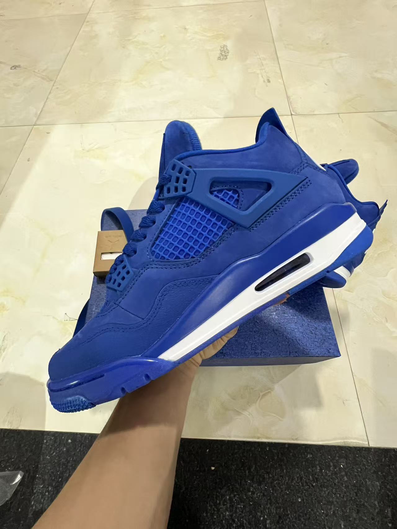 Air Jordan 4 Nigel Silvestre azul